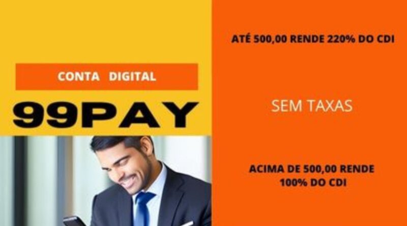 Conta Digital da 99Pay em 2023